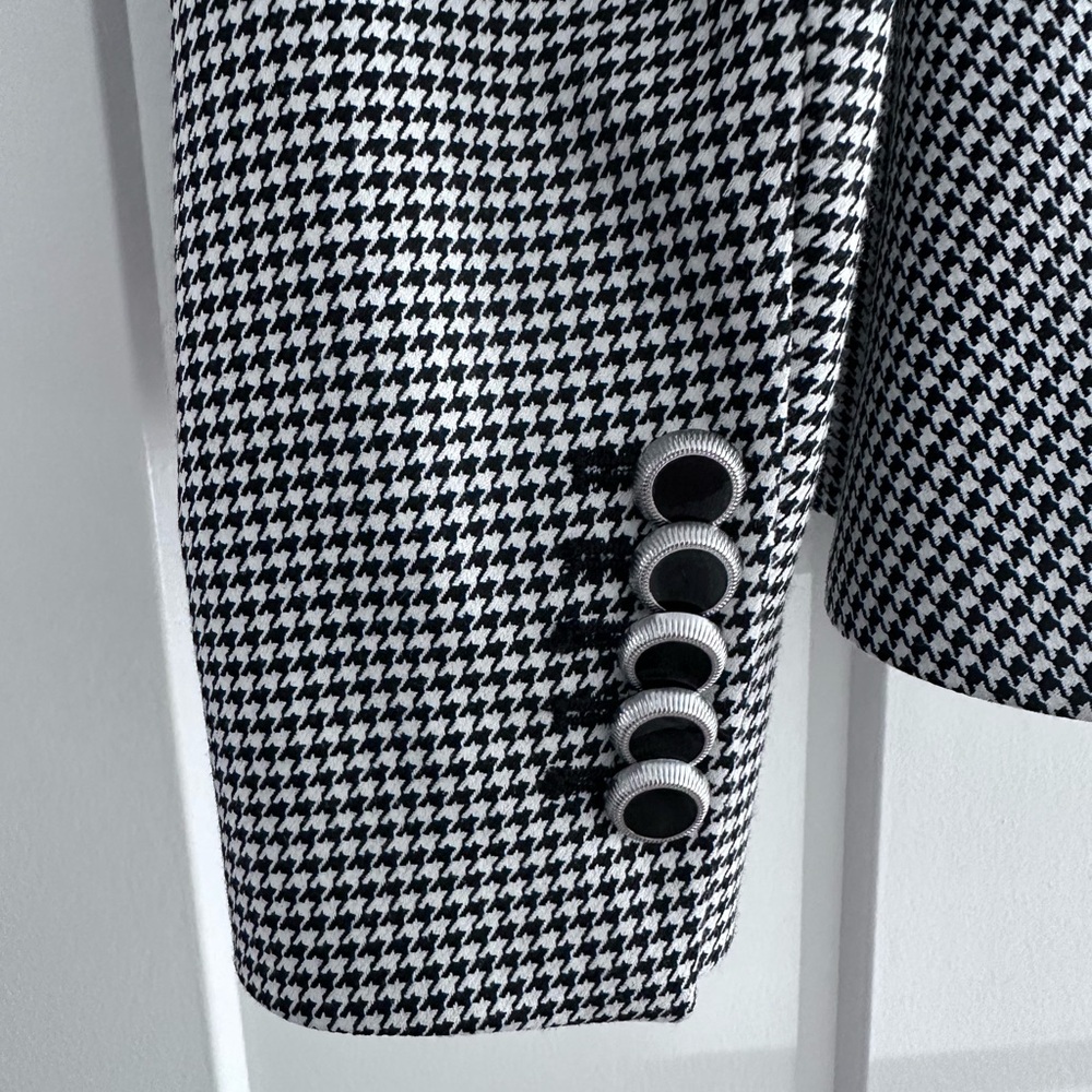 Veronica Beard Black and White Checkered Blazer - Picture 5 of 9